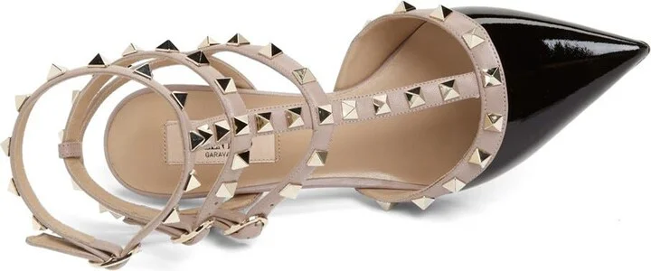 Rockstud Strappy Pointed Toe Pump - Image 6