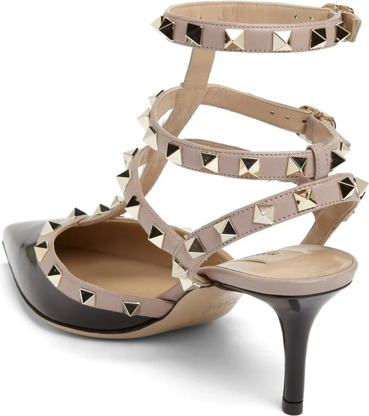 Rockstud Strappy Pointed Toe Pump - Image 7