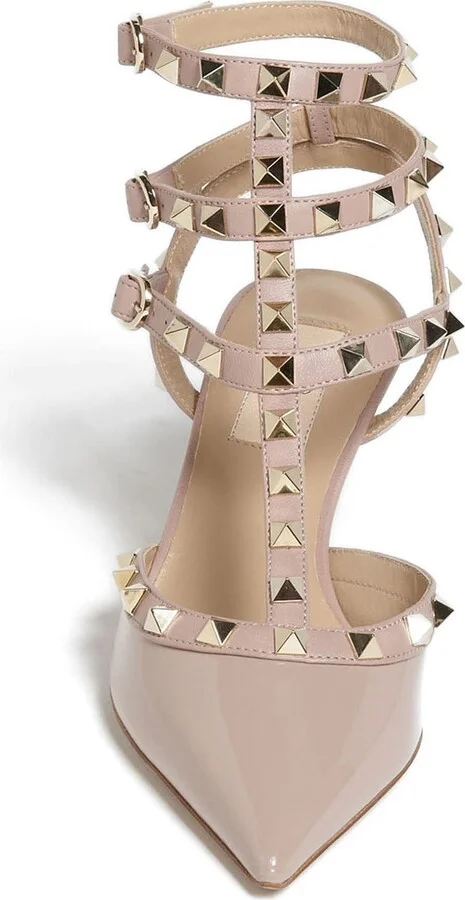 Rockstud Strappy Pointed Toe Pump - Image 11