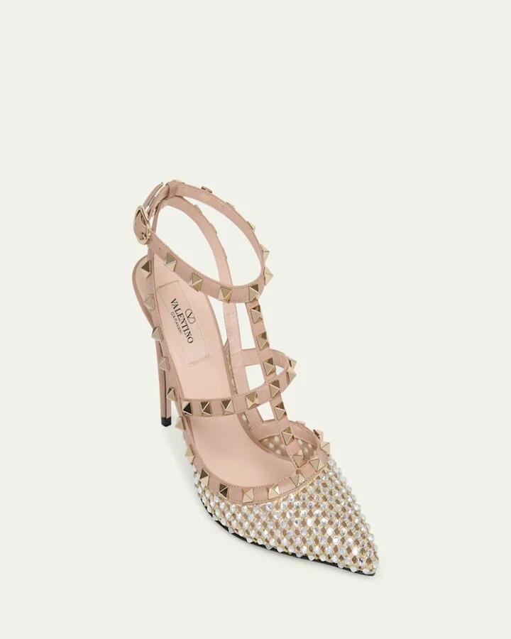 Rockstud Strass Caged Pumps - Image 2