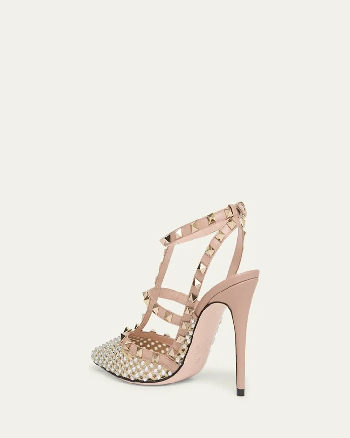 Rockstud Strass Caged Pumps - Image 3