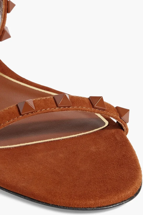 Rockstud suede sandals - Image 7