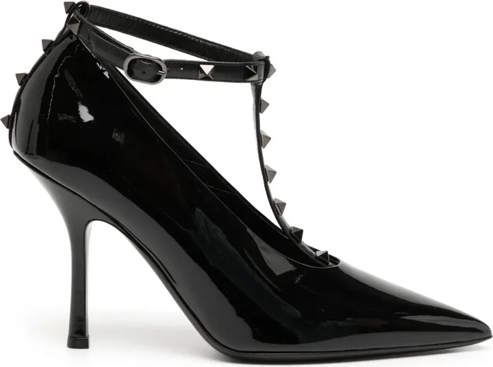 Rockstud T-bar pumps