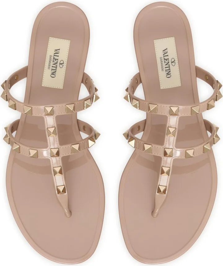 Rockstud T-Strap Flat Sandal - Image 4