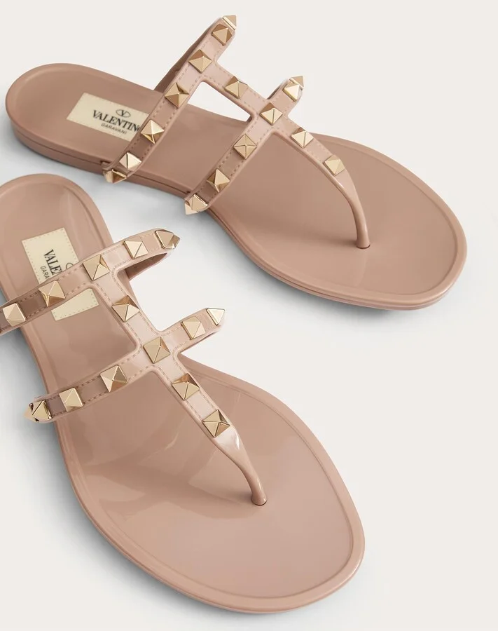 Rockstud T-Strap Flat Sandal - Image 5
