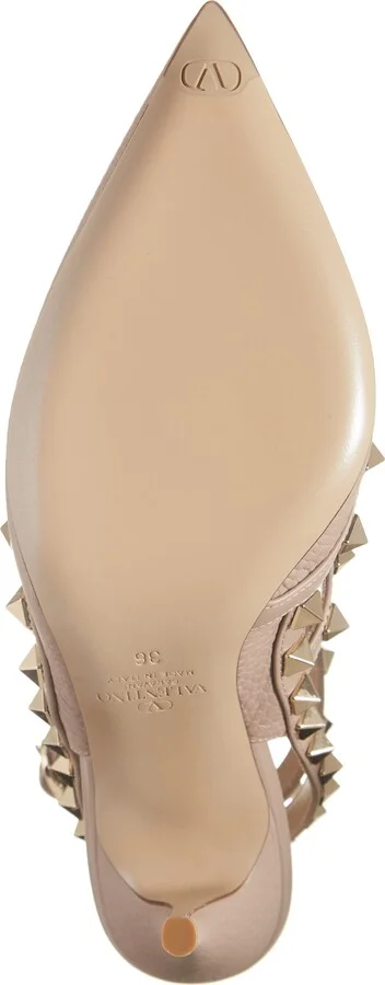 Rockstud T-Strap Pointed Toe Pump - Image 6