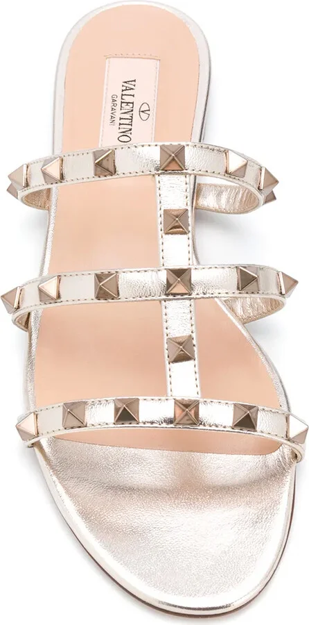 Rockstud T-strap sandals - Image 4
