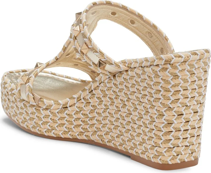 Rockstud Torchon Wedge Slide Sandal - Image 2