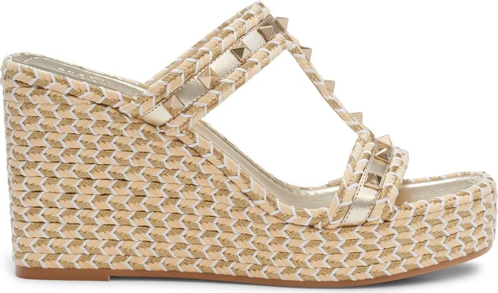Rockstud Torchon Wedge Slide Sandal - Image 3