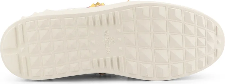 Rockstud Untitled Leather Low-top Sneakers - Image 4