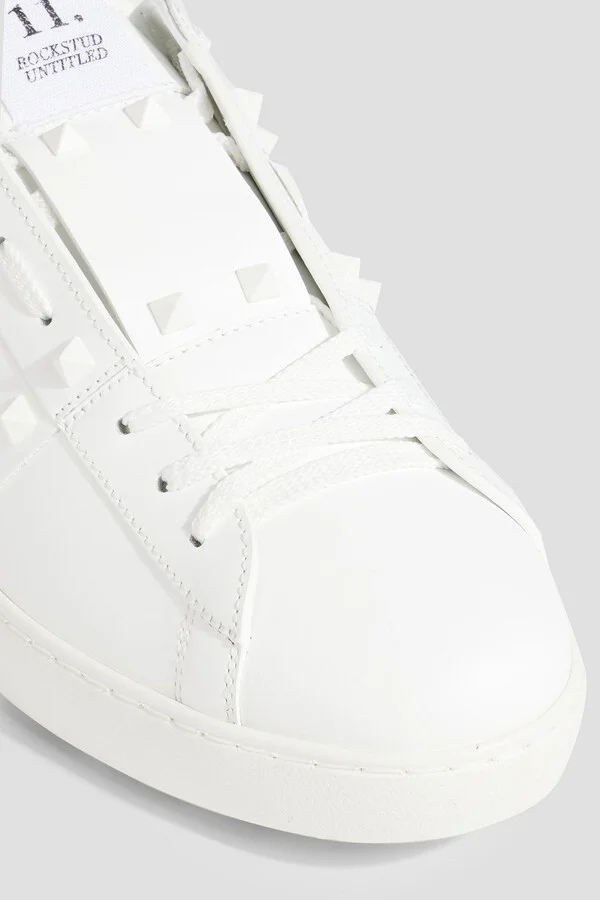 Rockstud Untitled leather sneakers - Image 4