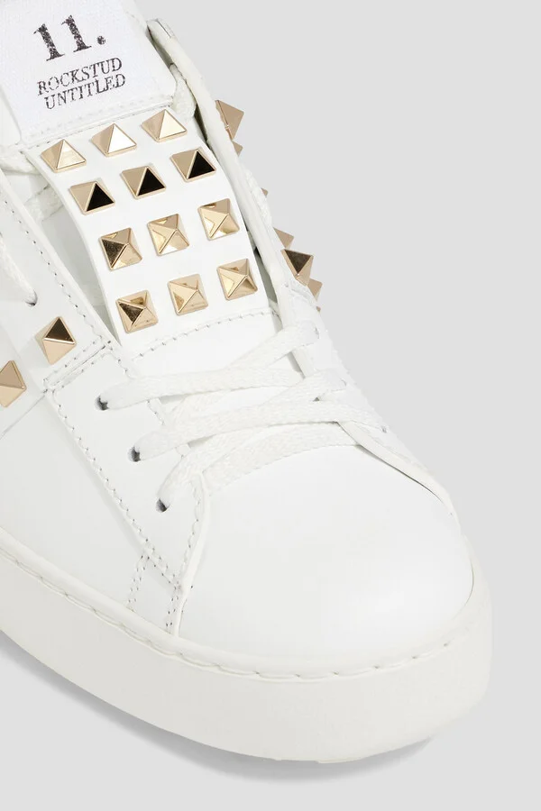 Rockstud Untitled leather sneakers - Image 4