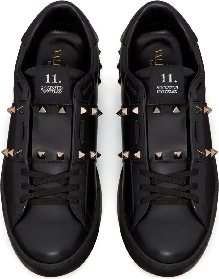 Rockstud Untitled leather sneakers - Image 4
