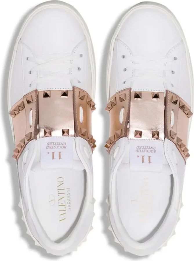 Rockstud Untitled leather sneakers - Image 2