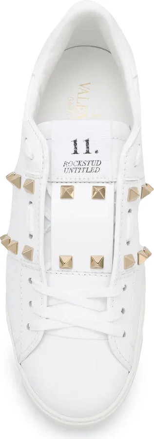Rockstud Untitled leather sneakers - Image 4