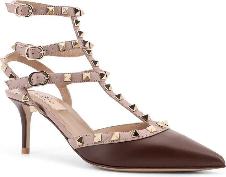 Rockstud Valentino Garavani Leather Décolleté Slingback - Image 2