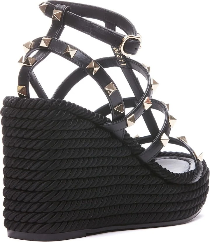 Rockstud Wedge Sandals - Image 2