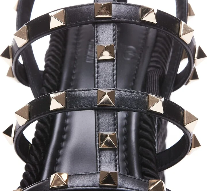 Rockstud Wedge Sandals - Image 3