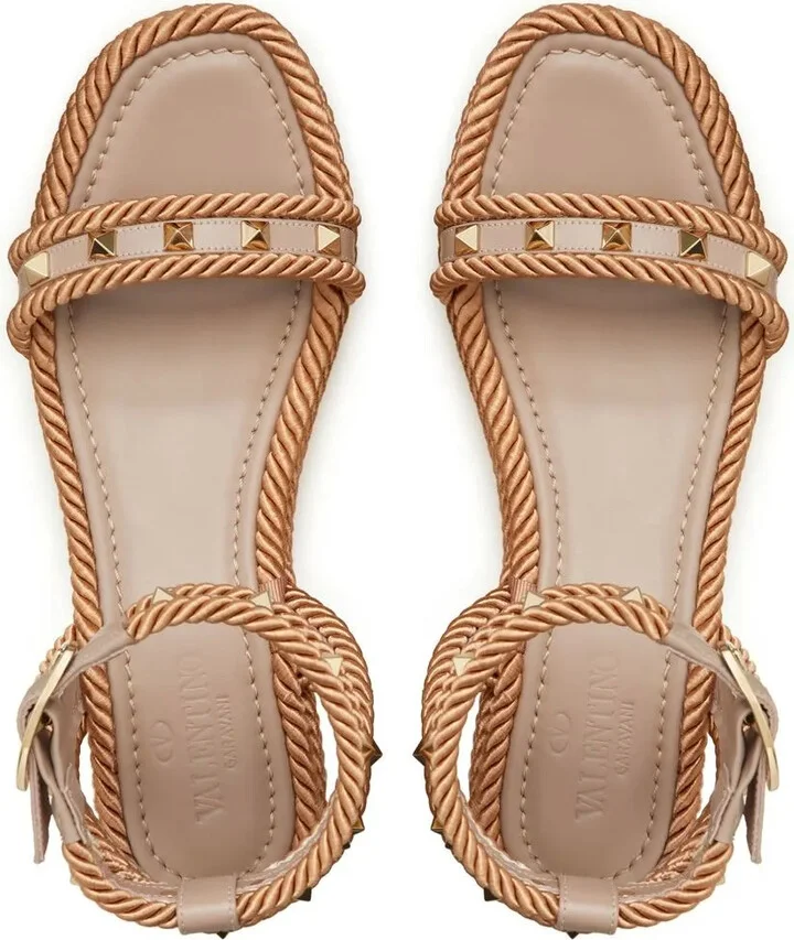 Rockstud wedge sandals - Image 4