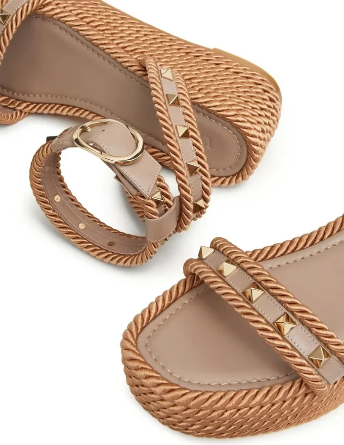 Rockstud wedge sandals - Image 5