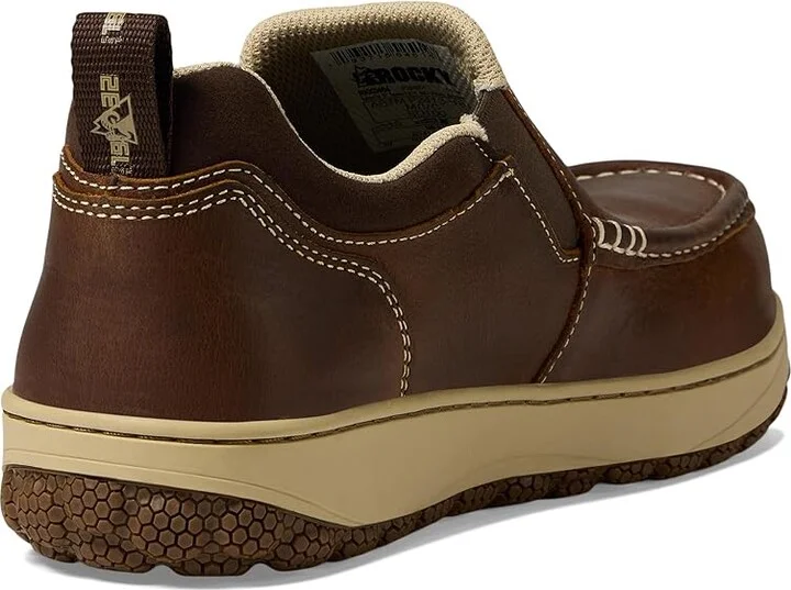 Rocky Dry-Strike Srx Slip-On Men's Work Boots Brown : 11 D - Medium, Leather - Image 4