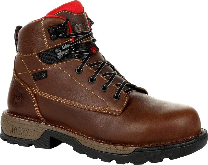 ROCKY Legacy 32 6" Composite Toe Waterproof Work Boot Size 8(W)
