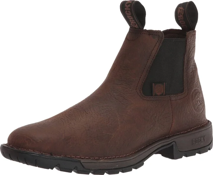 ROCKY Legacy 32 Twin Gore Western Boot Size 10.5(W) Dark Brown