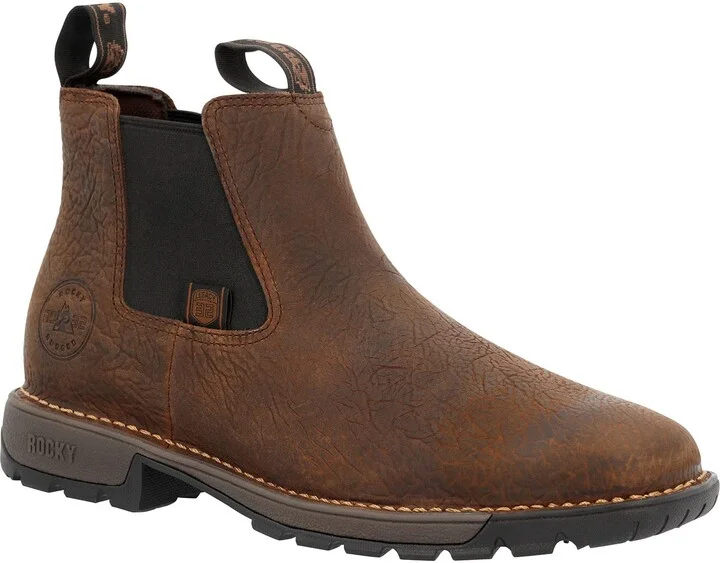 ROCKY Legacy 32 Twin Gore Western Boot Size 13(M) Dark Brown