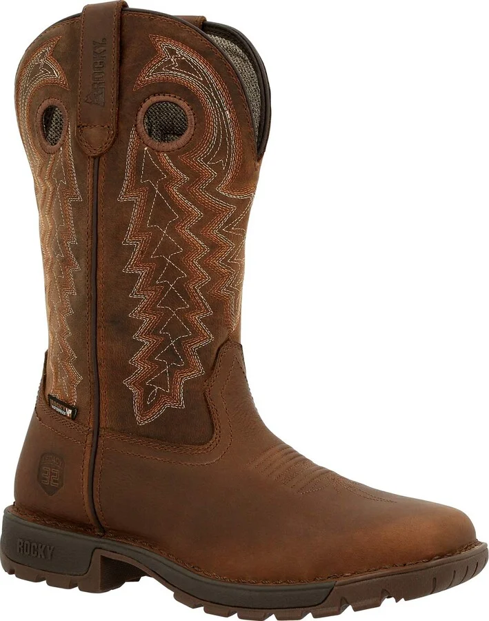 ROCKY Legacy 32 Women's Steel Toe Waterproof Western Boot Size 11(M)