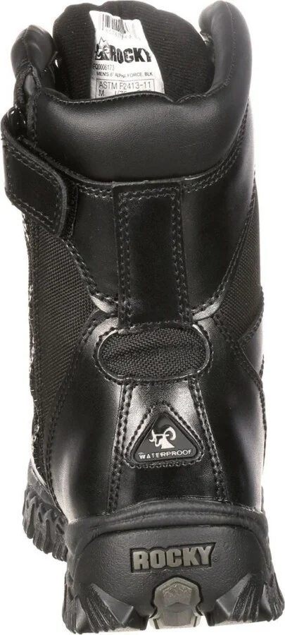Rocky Men's Alpha Force Zipper Waterproof Public Service Boot - Image 4