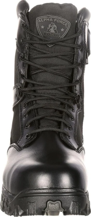 Rocky Men's Alpha Force Zipper Waterproof Public Service Boot - Image 8