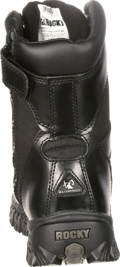 Rocky Men's Alpha Force Zipper Waterproof Public Service Boot - Image 9