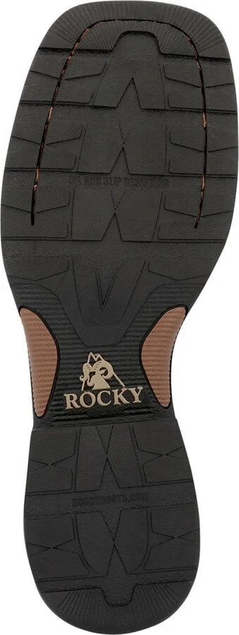 Rocky Men's Bronco 12” Waterproof Western Boot - Image 2