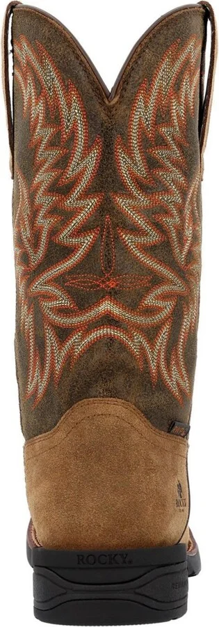 Rocky Men's Bronco 12” Waterproof Western Boot - Image 4