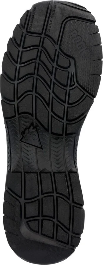 Rocky Men's Cadet 6" Black Side Zip Public Service Boot - Image 2
