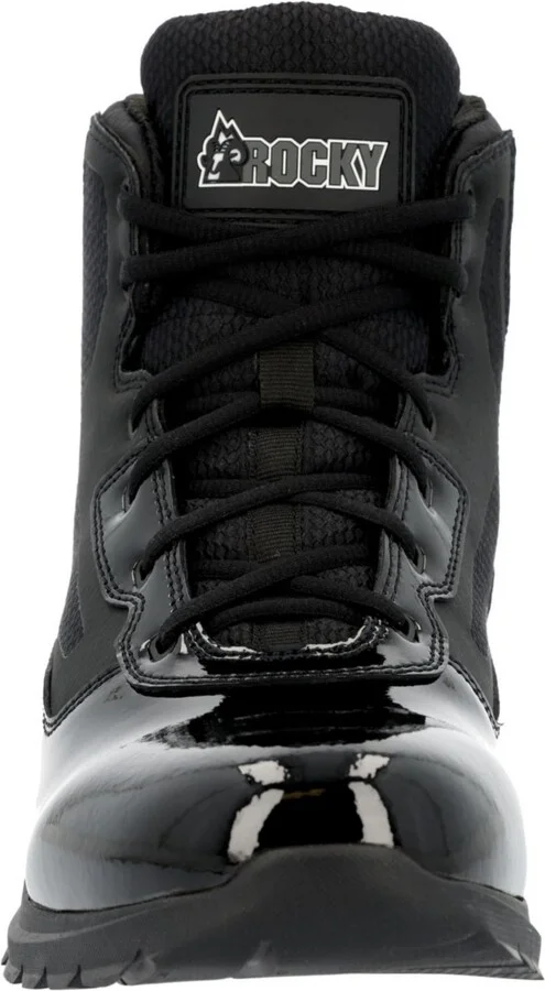 Rocky Men's Cadet 6" Black Side Zip Public Service Boot - Image 3