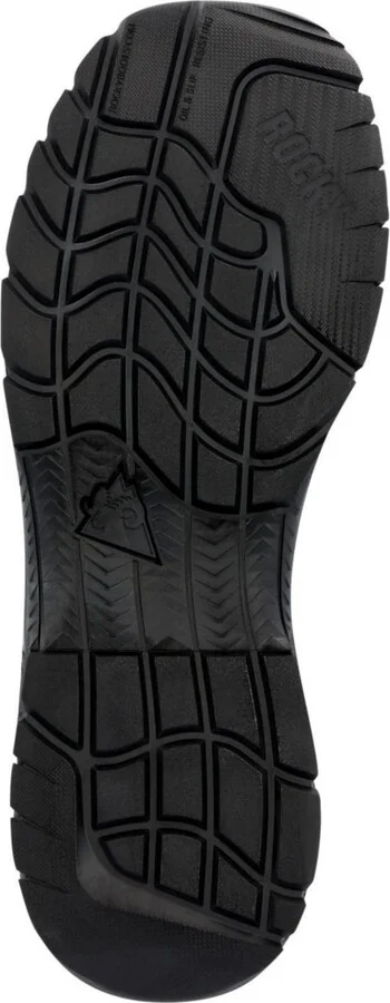 Rocky Men's Cadet 8" Black Side Zip Public Service Boot - Image 2