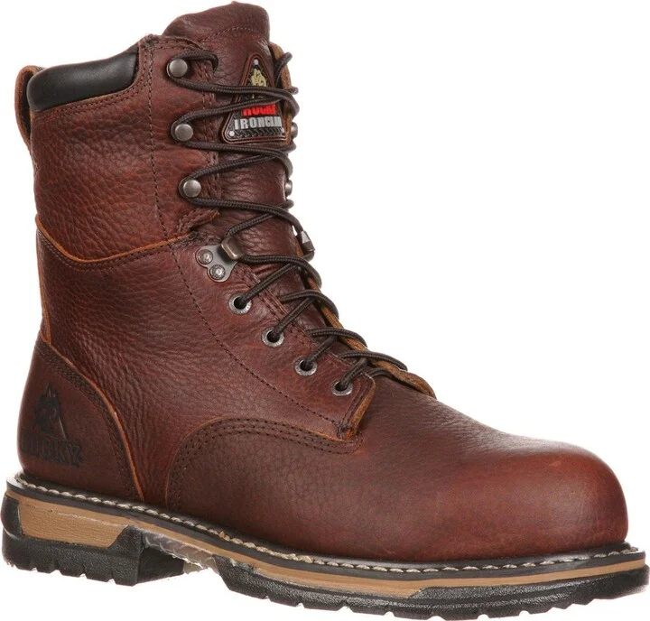 Rocky Men's Iron Clad 8" Waterproof Non-Steel Boot