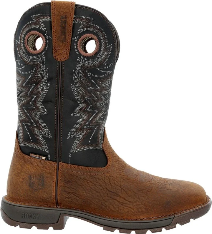 Rocky Men's Legacy 32 Steel Toe Waterproof Western Boot - Image 11