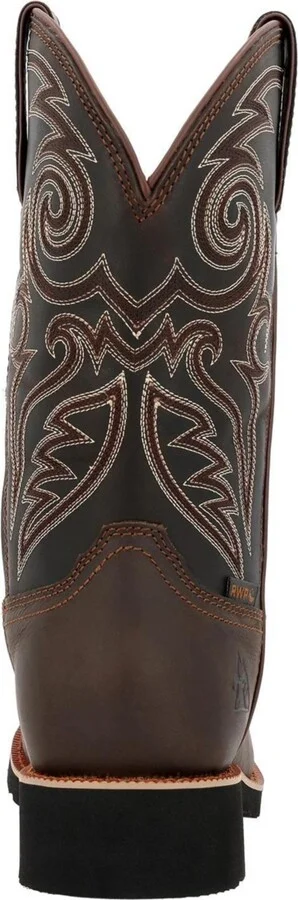 Rocky Men's MonoCrepe 12” Steel Toe Western Boot - Image 4