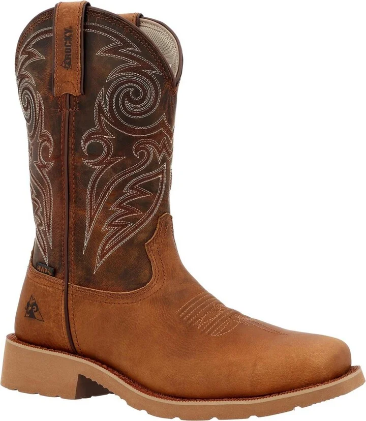 Rocky Men's MonoCrepe 12” Waterproof Western Boot