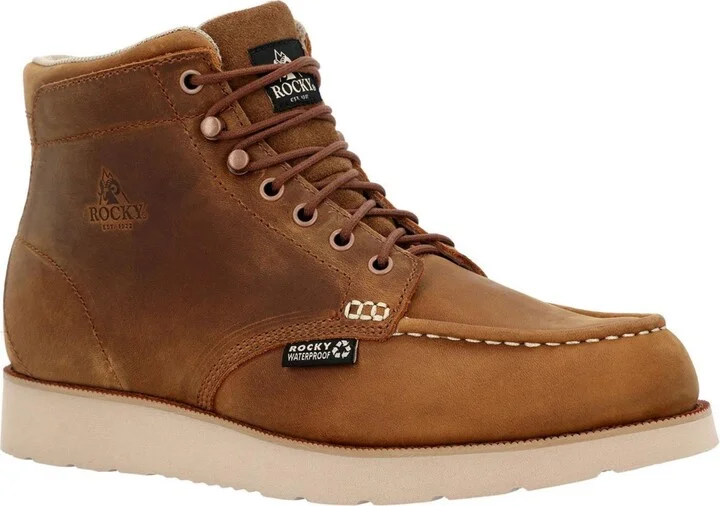 Rocky Men's MonoCrepe Wedge 6” Composite Toe Work Boot