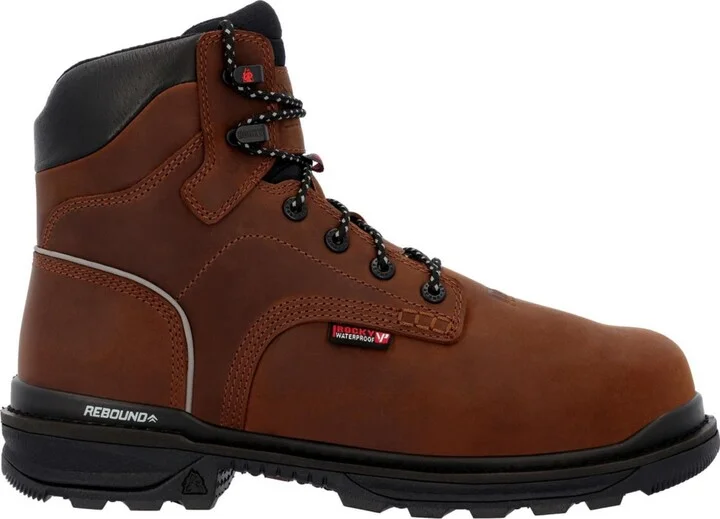 Rocky Men's Rams Horn Composite Toe Internal Met Guard Work Boot - Image 5