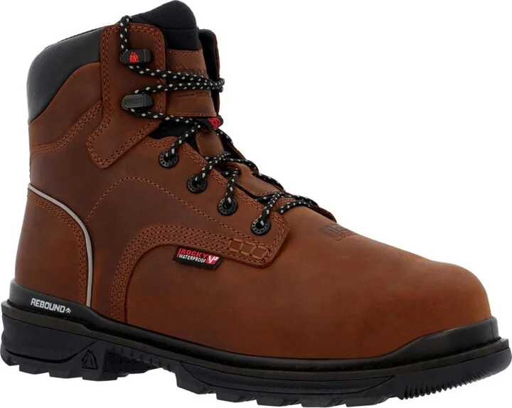 Rocky Men's Rams Horn Composite Toe Internal Met Guard Work Boot