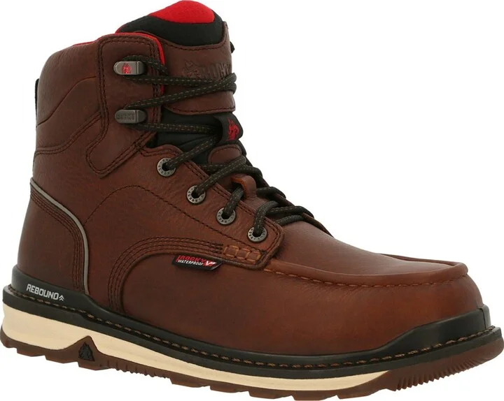 Rocky Men's Rams Horn Composite Toe Waterproof Work Wedge