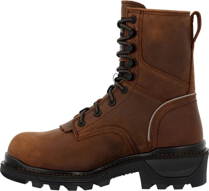 Rocky Men's Rams Horn Logger 800G Insulated Work Boot - Image 5