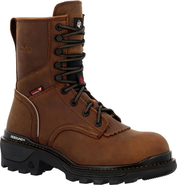 Rocky Men's Rams Horn Logger Composite Toe Work Boot