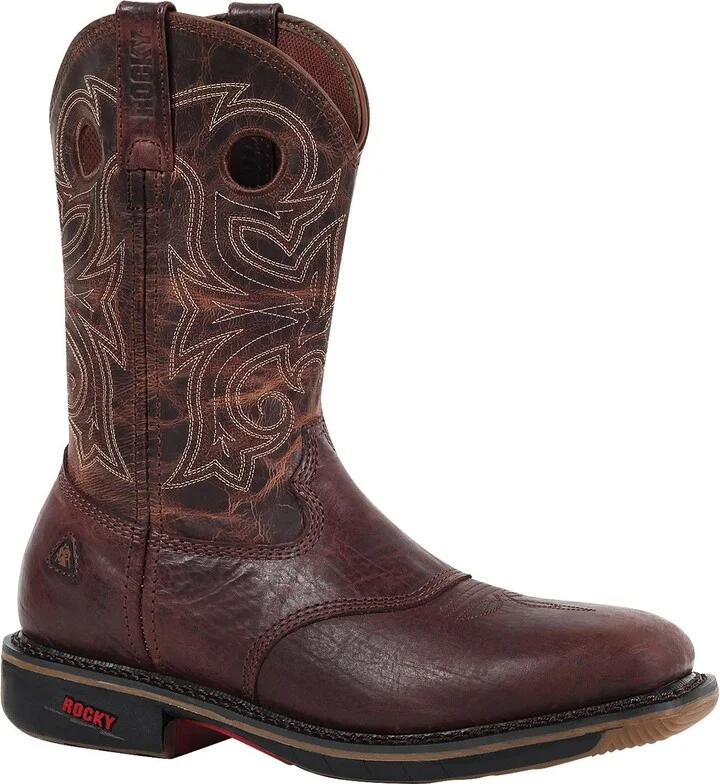 Rocky Men's Rocky Ride Toe Steel Toe Work Boot