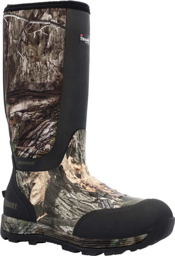 Rocky Men's Stryker Mossy Oak Country Dna 800G Insulated Pull-On Boot