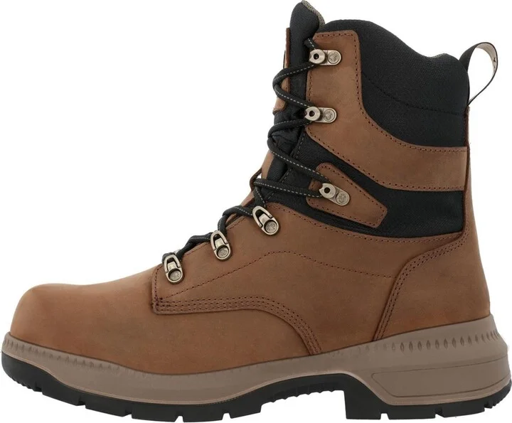 Rocky Men's Worksmart 8” Comp Toe Internal Met Guard Work Boot - Image 5